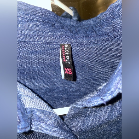 Dark Denim Button Up - Picture 3 of 4